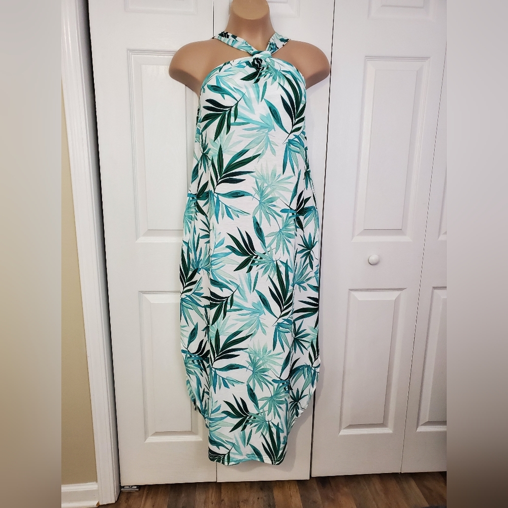 Prinbara Tropical Knotted Maxi Sundress